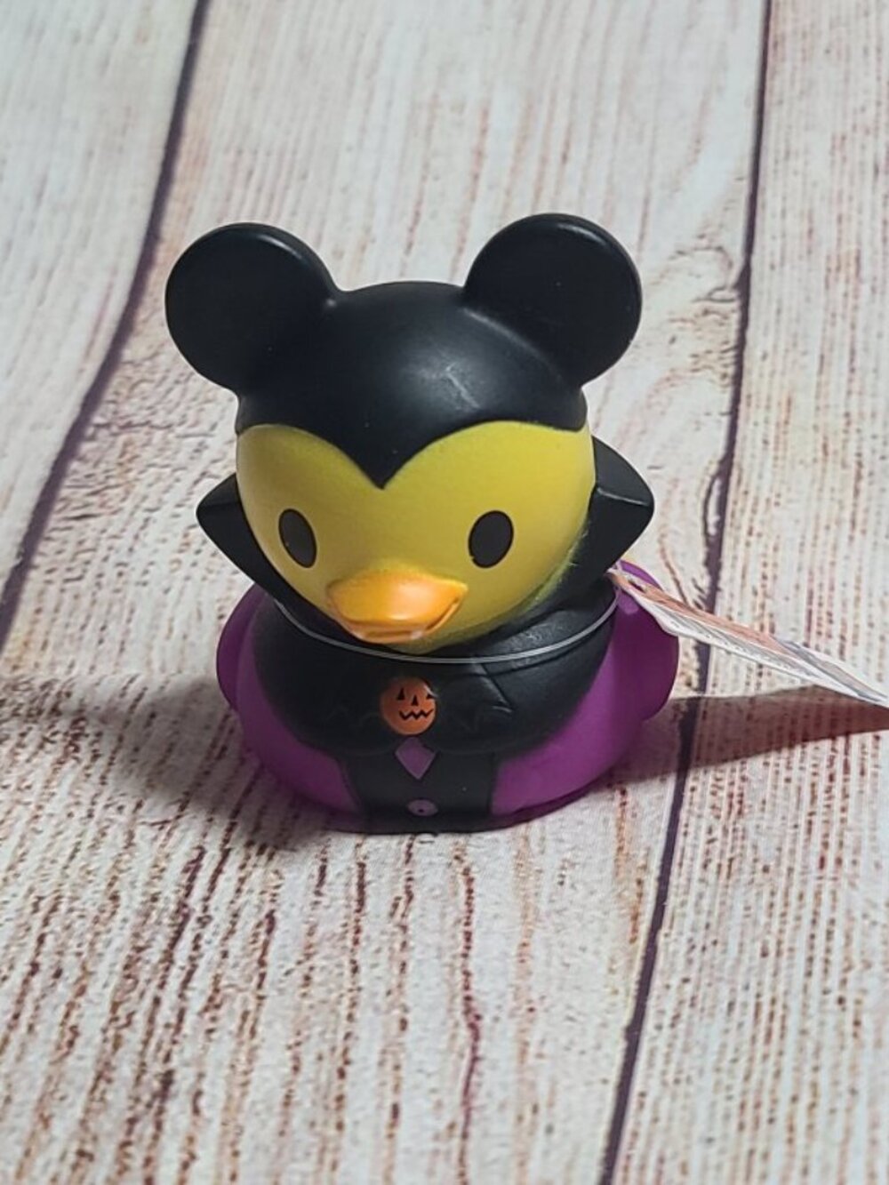 Disney DUCKaLooz Mickey Mouse - Vampire Halloween 2.75" Rubber Duck - NEW